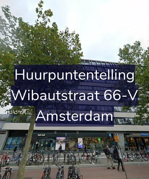 Foto gevel Huurpuntentelling voor Wibautstraat 66-V, Amsterdam
