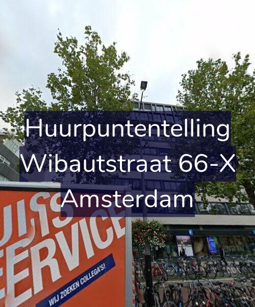 Foto gevel Huurpuntentelling voor Wibautstraat 66-X, Amsterdam