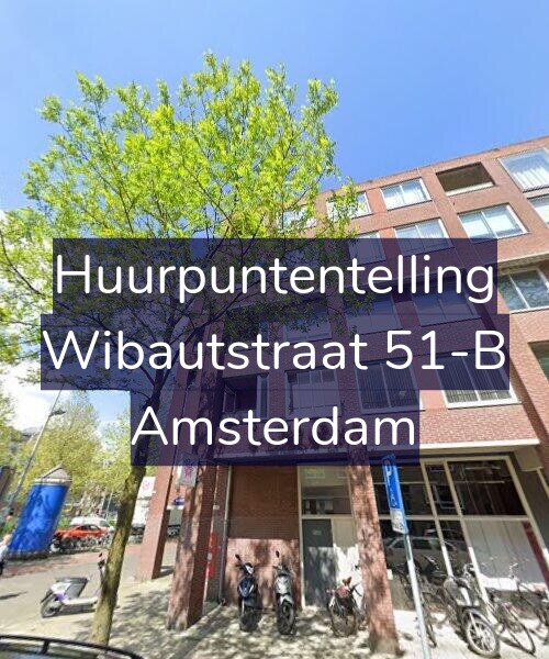 Foto gevel Huurpuntentelling voor Wibautstraat 51-B, Amsterdam