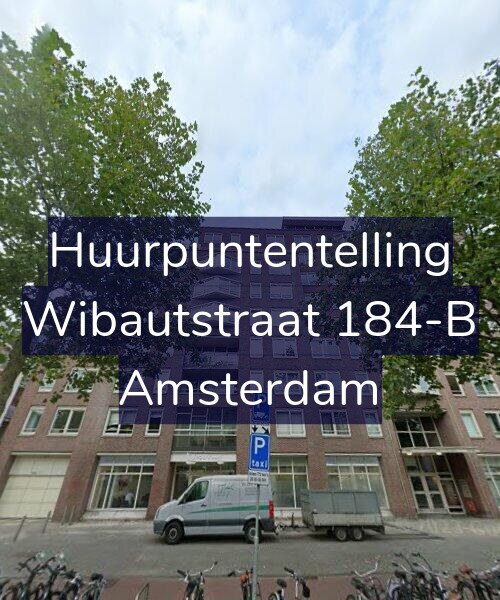 Foto gevel Huurpuntentelling voor Wibautstraat 184-B, Amsterdam