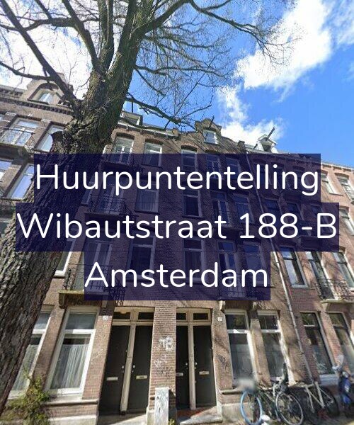 Foto gevel Huurpuntentelling voor Wibautstraat 188-B, Amsterdam