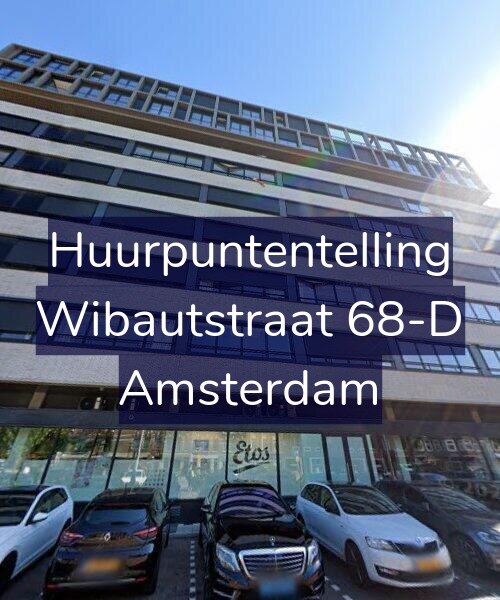 Foto gevel Huurpuntentelling voor Wibautstraat 68-D, Amsterdam