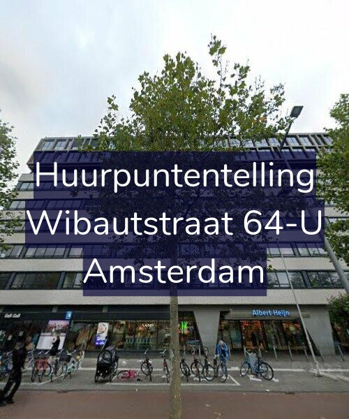 Foto gevel Huurpuntentelling voor Wibautstraat 64-U, Amsterdam
