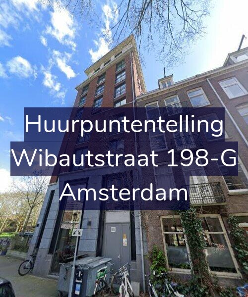 Foto gevel Huurpuntentelling voor Wibautstraat 198-G, Amsterdam