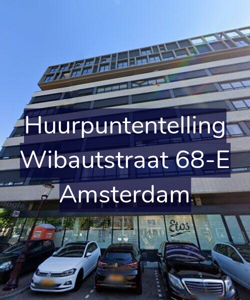 Foto gevel Huurpuntentelling voor Wibautstraat 68-E, Amsterdam