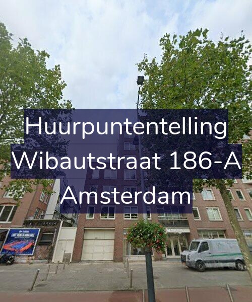 Foto gevel Huurpuntentelling voor Wibautstraat 186-A, Amsterdam