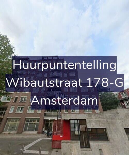 Foto gevel Huurpuntentelling voor Wibautstraat 178-G, Amsterdam
