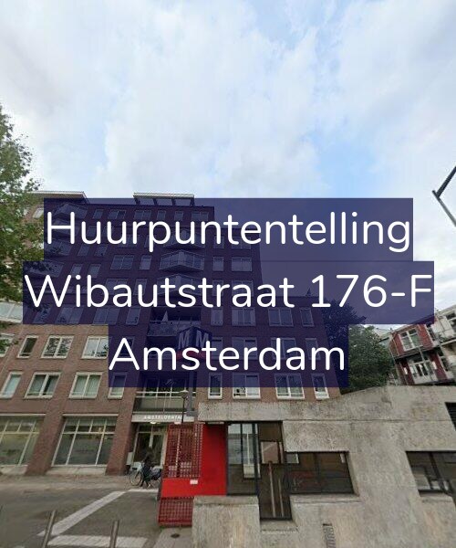 Foto gevel Huurpuntentelling voor Wibautstraat 176-F, Amsterdam