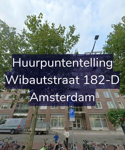 Foto gevel Huurpuntentelling voor Wibautstraat 182-D, Amsterdam