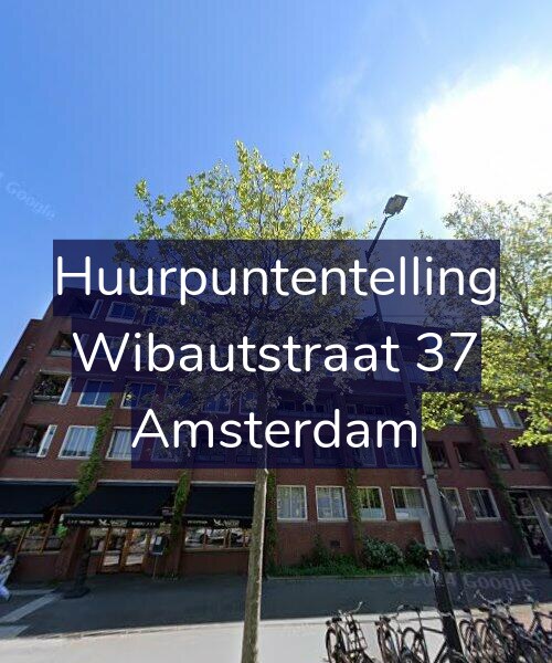 Foto gevel Huurpuntentelling voor Wibautstraat 37, Amsterdam