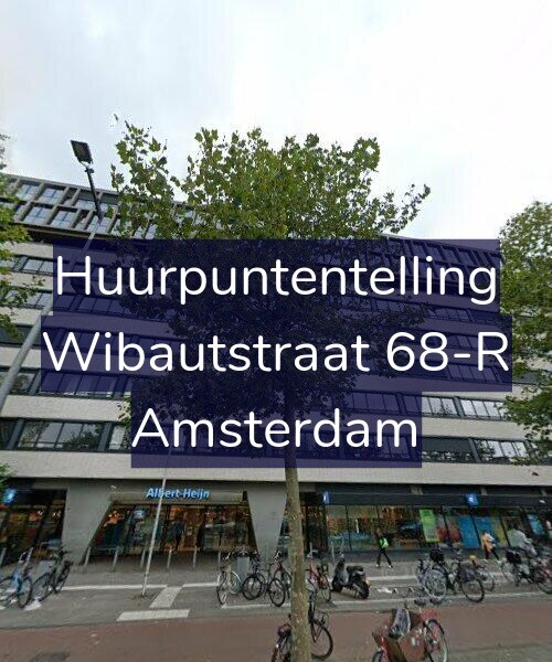 Foto gevel Huurpuntentelling voor Wibautstraat 68-R, Amsterdam