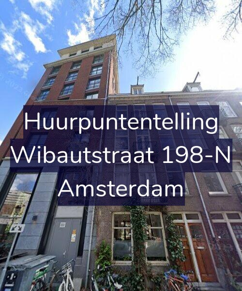 Foto gevel Huurpuntentelling voor Wibautstraat 198-N, Amsterdam