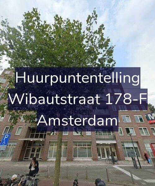 Foto gevel Huurpuntentelling voor Wibautstraat 178-F, Amsterdam