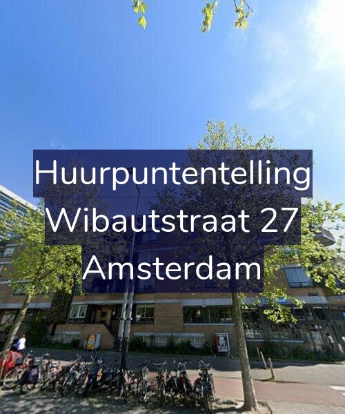 Foto gevel Huurpuntentelling voor Wibautstraat 27, Amsterdam