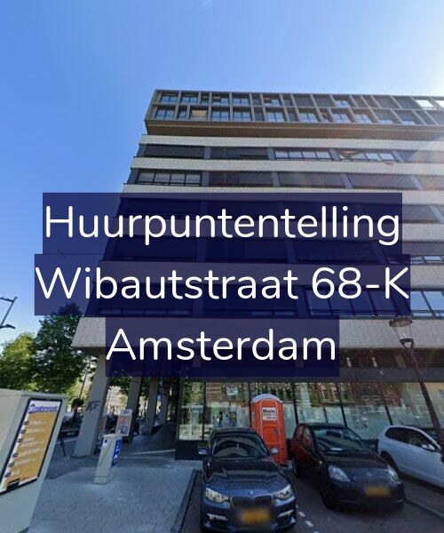 Foto gevel Huurpuntentelling voor Wibautstraat 68-K, Amsterdam