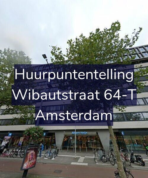 Foto gevel Huurpuntentelling voor Wibautstraat 64-T, Amsterdam