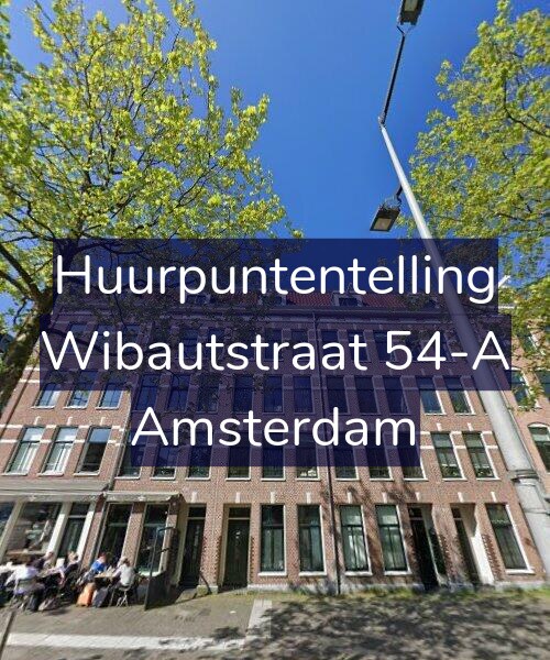 Foto gevel Huurpuntentelling voor Wibautstraat 54-A, Amsterdam