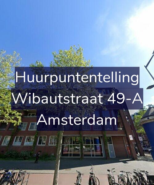 Foto gevel Huurpuntentelling voor Wibautstraat 49-A, Amsterdam
