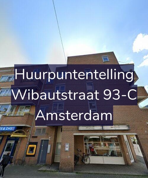 Foto gevel Huurpuntentelling voor Wibautstraat 93-C, Amsterdam