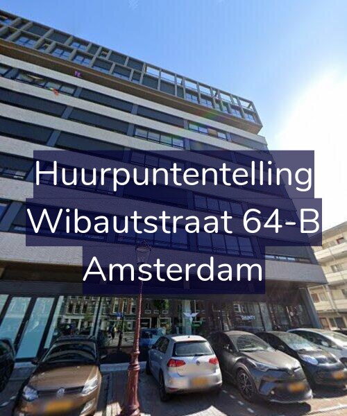 Foto gevel Huurpuntentelling voor Wibautstraat 64-B, Amsterdam