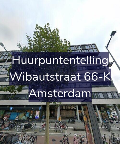 Foto gevel Huurpuntentelling voor Wibautstraat 66-K, Amsterdam