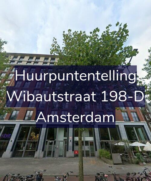 Foto gevel Huurpuntentelling voor Wibautstraat 198-D, Amsterdam