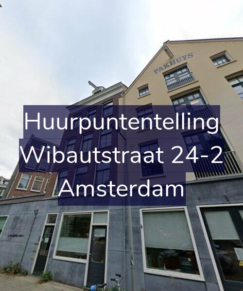 Foto gevel Huurpuntentelling voor Wibautstraat 24-2, Amsterdam