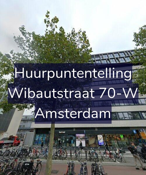 Foto gevel Huurpuntentelling voor Wibautstraat 70-W, Amsterdam