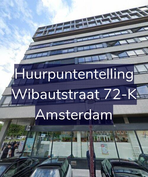 Foto gevel Huurpuntentelling voor Wibautstraat 72-K, Amsterdam