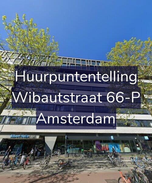 Foto gevel Huurpuntentelling voor Wibautstraat 66-P, Amsterdam