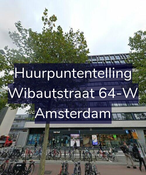 Foto gevel Huurpuntentelling voor Wibautstraat 64-W, Amsterdam