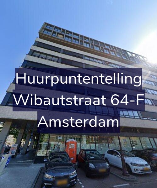 Foto gevel Huurpuntentelling voor Wibautstraat 64-F, Amsterdam