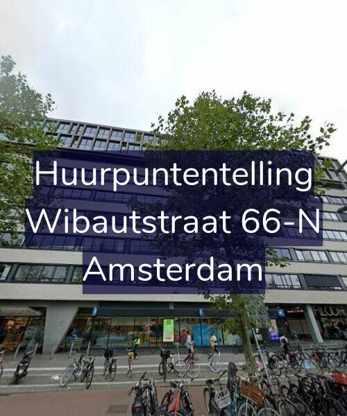 Foto gevel Huurpuntentelling voor Wibautstraat 66-N, Amsterdam