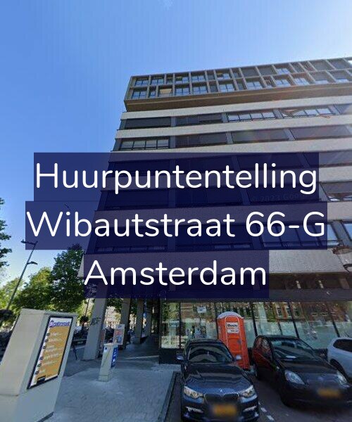 Foto gevel Huurpuntentelling voor Wibautstraat 66-G, Amsterdam
