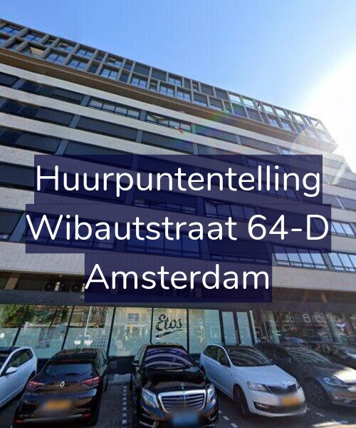 Foto gevel Huurpuntentelling voor Wibautstraat 64-D, Amsterdam