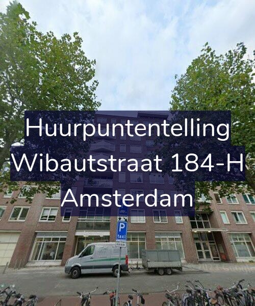 Foto gevel Huurpuntentelling voor Wibautstraat 184-H, Amsterdam