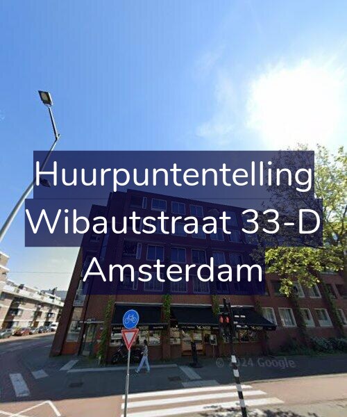 Foto gevel Huurpuntentelling voor Wibautstraat 33-D, Amsterdam