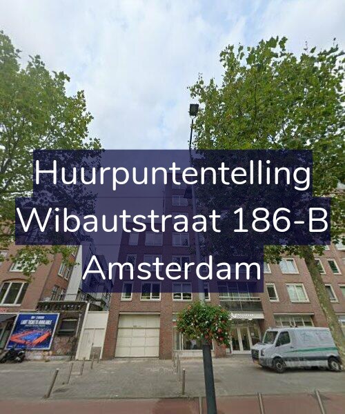 Foto gevel Huurpuntentelling voor Wibautstraat 186-B, Amsterdam