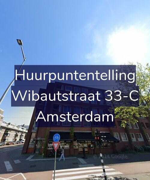Foto gevel Huurpuntentelling voor Wibautstraat 33-C, Amsterdam