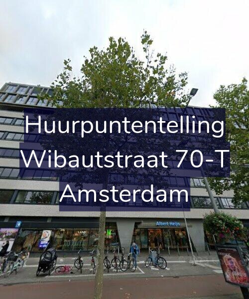 Foto gevel Huurpuntentelling voor Wibautstraat 70-T, Amsterdam