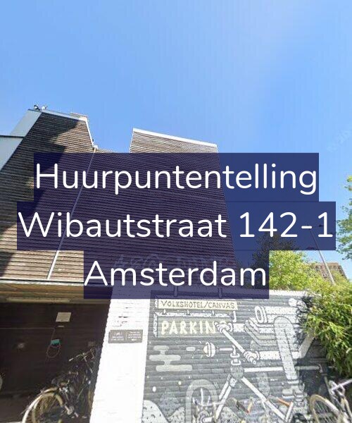 Foto gevel Huurpuntentelling voor Wibautstraat 142-1, Amsterdam