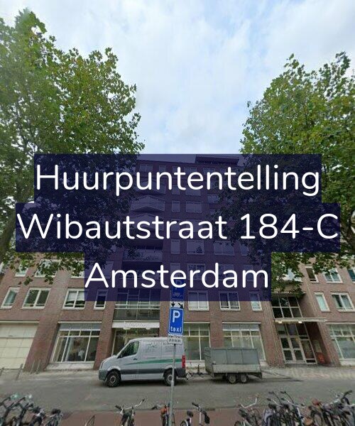 Foto gevel Huurpuntentelling voor Wibautstraat 184-C, Amsterdam