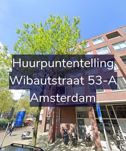 Foto gevel Huurpuntentelling voor Wibautstraat 53-A, Amsterdam
