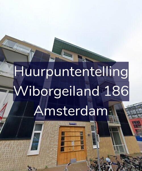 Foto gevel Huurpuntentelling voor Wiborgeiland 186, Amsterdam