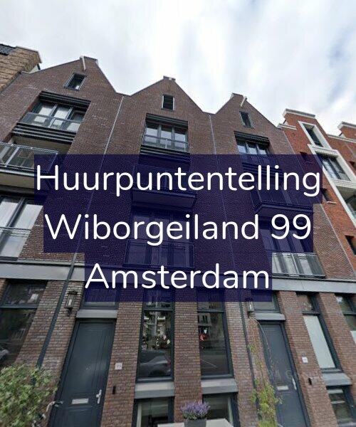 Foto gevel Huurpuntentelling voor Wiborgeiland 99, Amsterdam