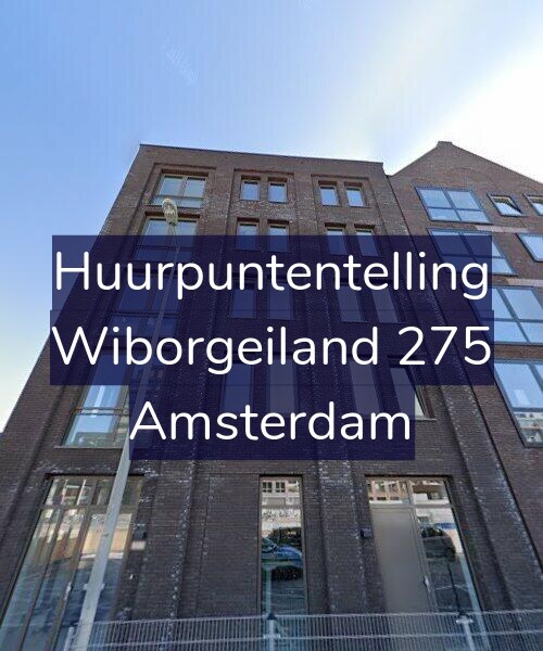 Foto gevel Huurpuntentelling voor Wiborgeiland 275, Amsterdam