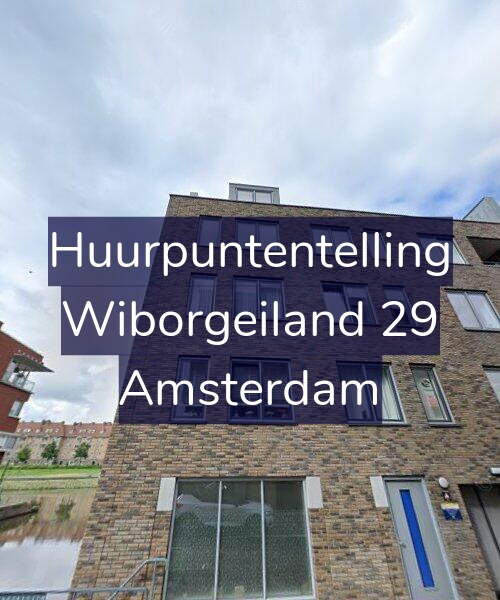Foto gevel Huurpuntentelling voor Wiborgeiland 29, Amsterdam