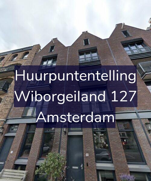 Foto gevel Huurpuntentelling voor Wiborgeiland 127, Amsterdam