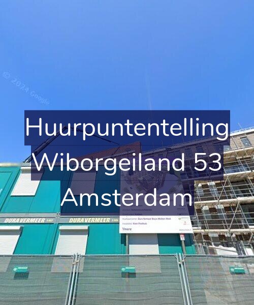 Foto gevel Huurpuntentelling voor Wiborgeiland 53, Amsterdam