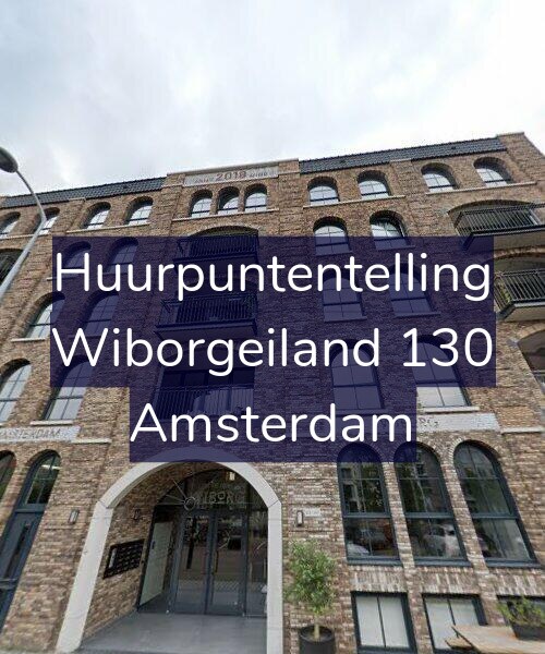 Foto gevel Huurpuntentelling voor Wiborgeiland 130, Amsterdam